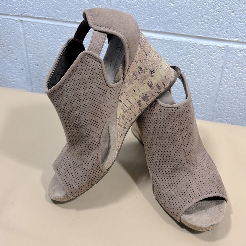 Life stride, soft system, cork look heels / wedges​​​​​​​